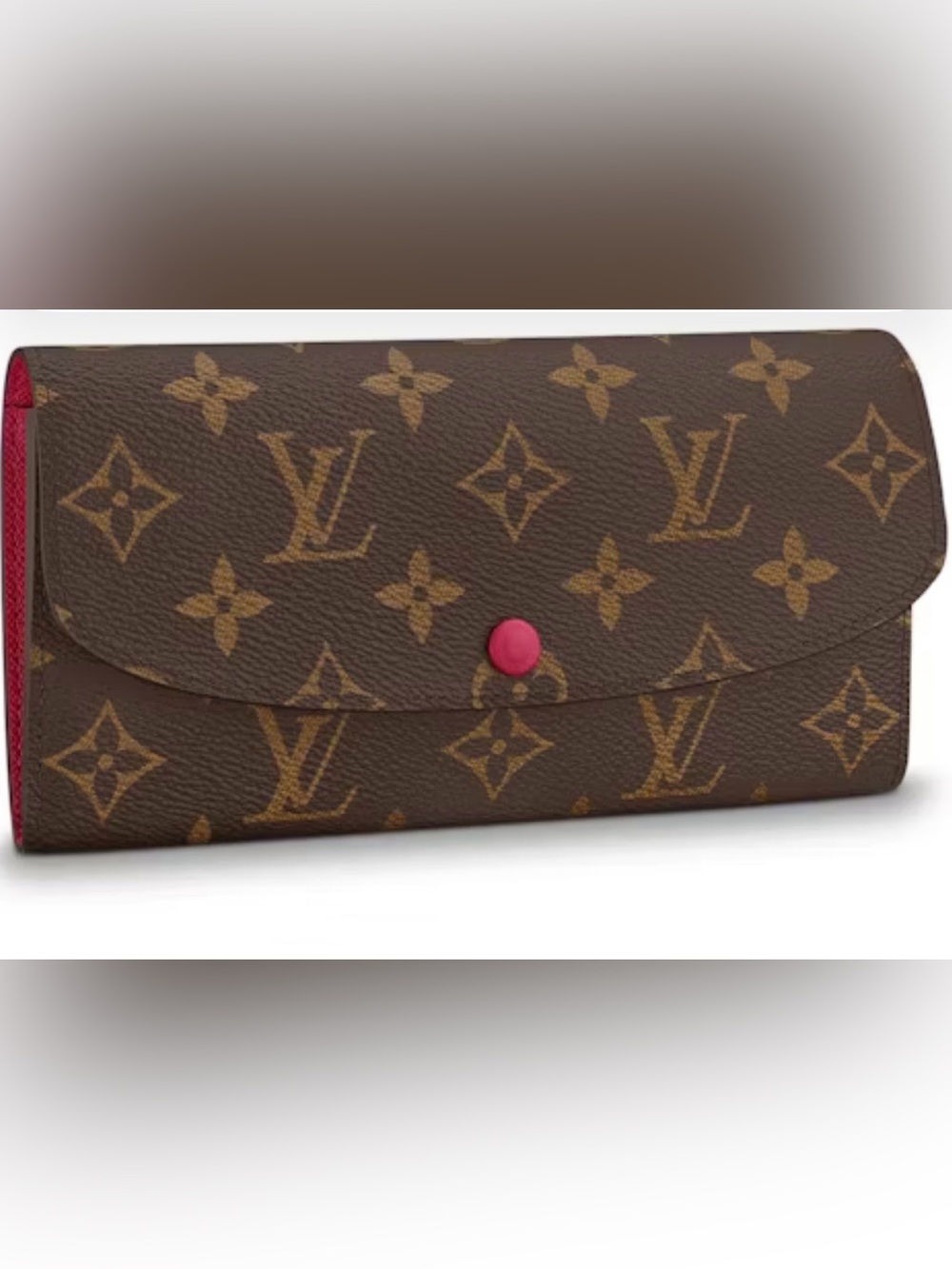 Louis Vuitton Monogram Canvas Emilie wallet